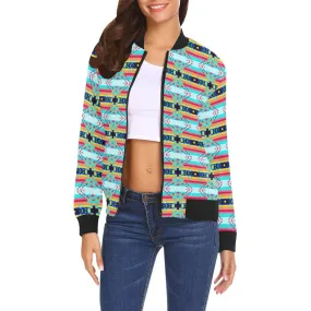 Sacred Spring Bomber Jacket for Women