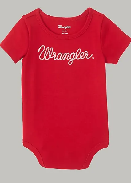 112346561 - Wrangler BABY GIRL'S ROPE LOGO BODYSUIT