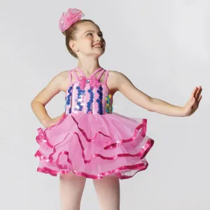 1st Position Multi-Strap Ribbon Trimmed Tutu