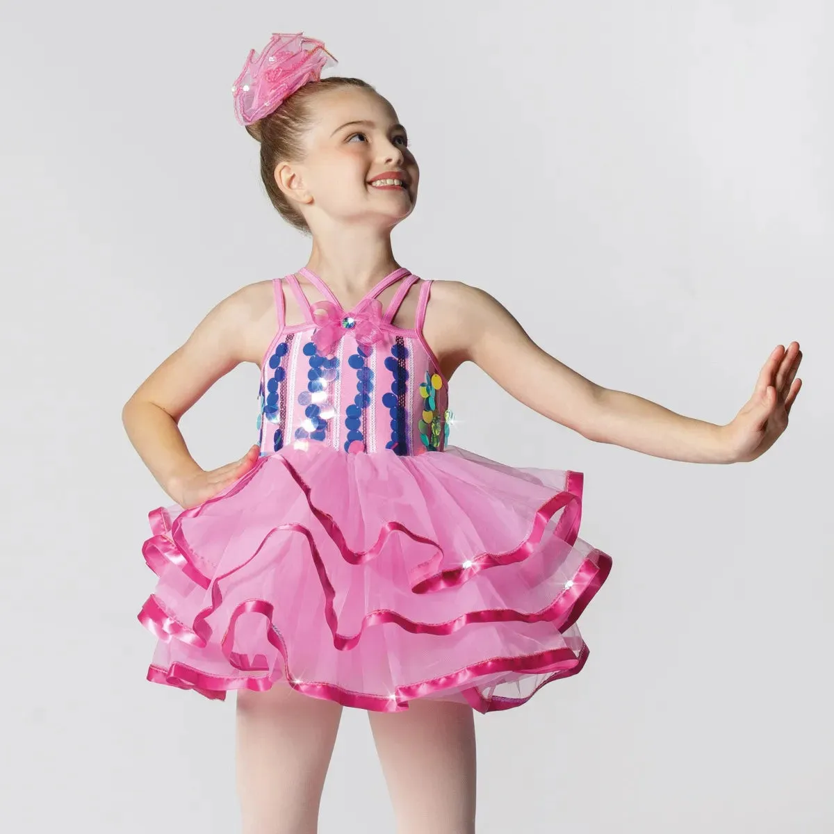 1st Position Multi-Strap Ribbon Trimmed Tutu