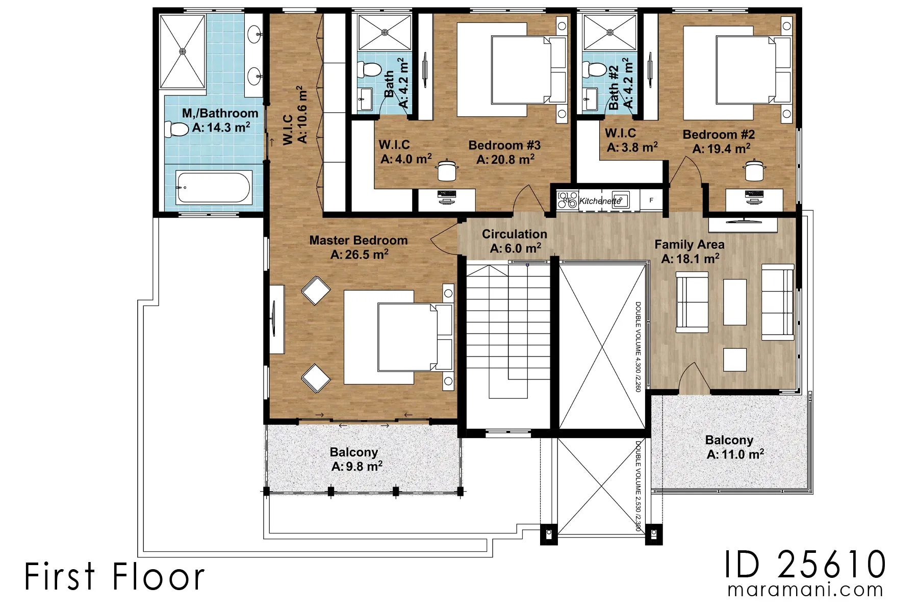 5 bedroom Contemporary modern house - ID 25610