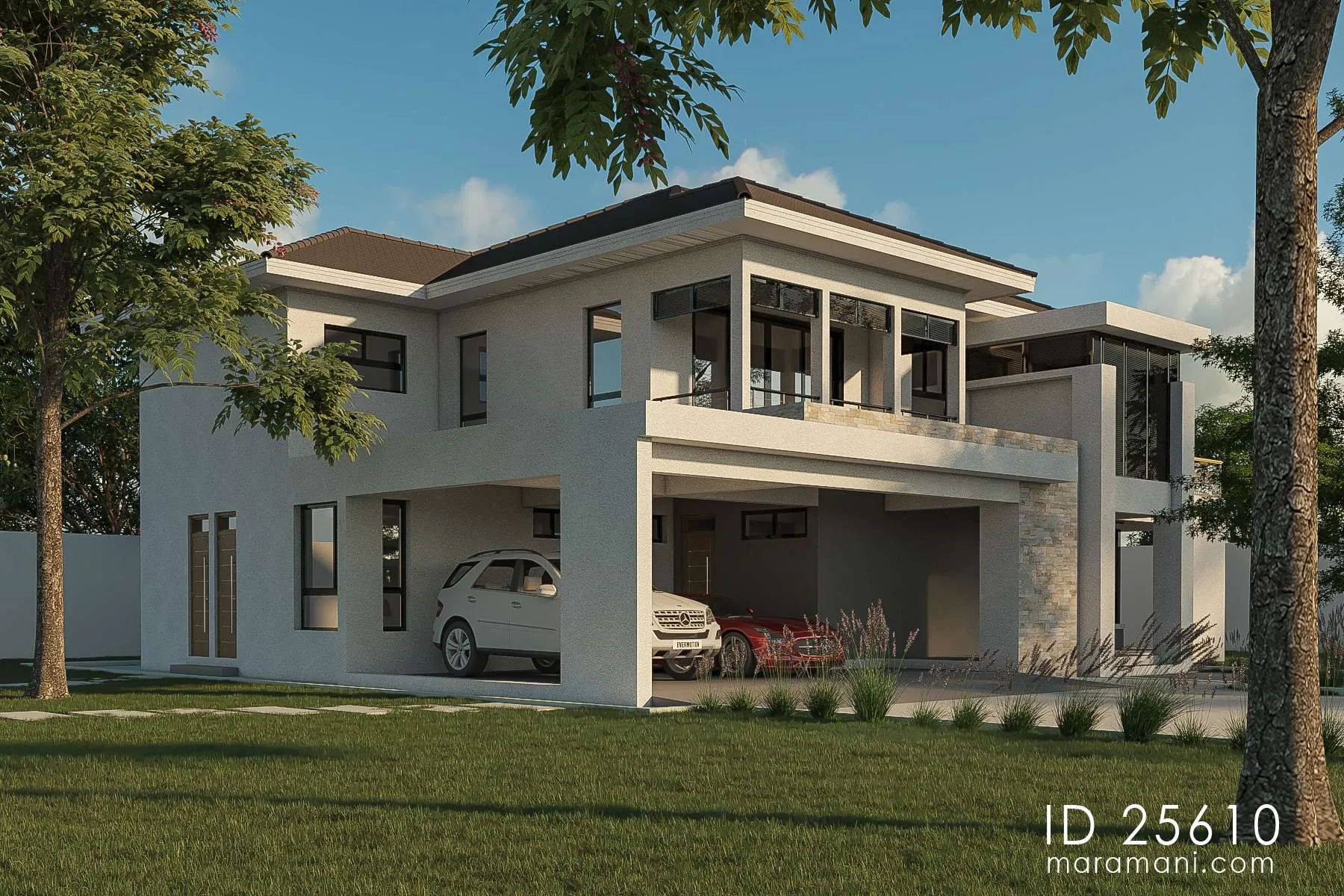 5 bedroom Contemporary modern house - ID 25610