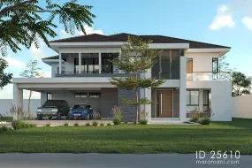 5 bedroom Contemporary modern house - ID 25610