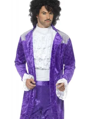 80s Prince Purple Musician Costume Adult