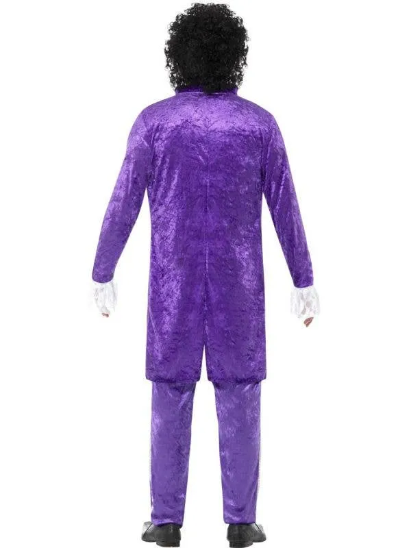 80s Prince Purple Musician Costume Adult