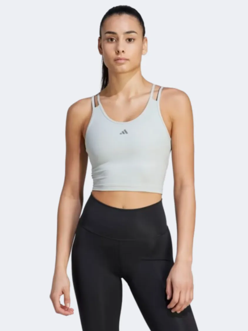 Adidas Hiit Hr Women Training Tank Wonder Silver