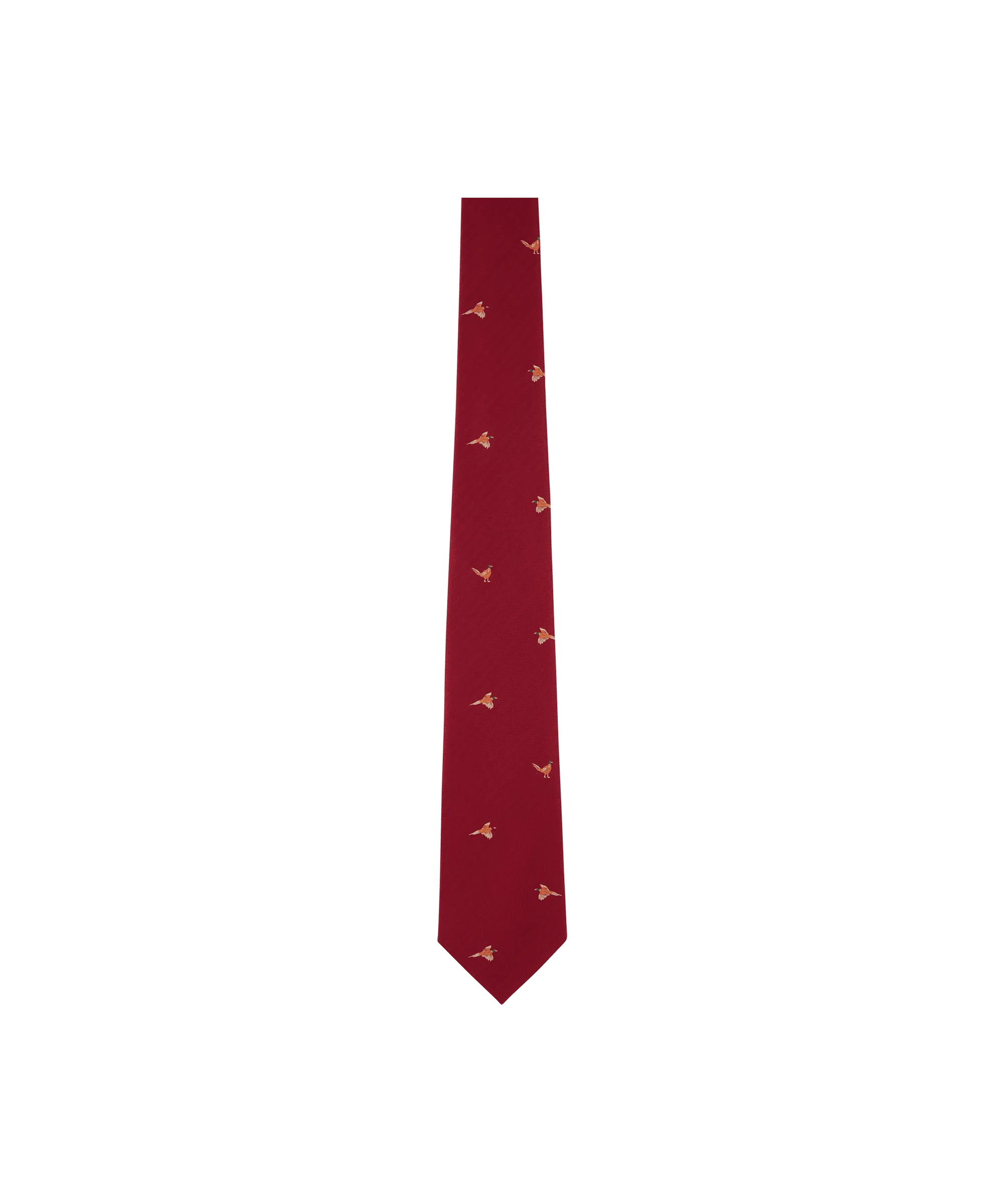 Ashford Silk Tie - Chilli Pheasant