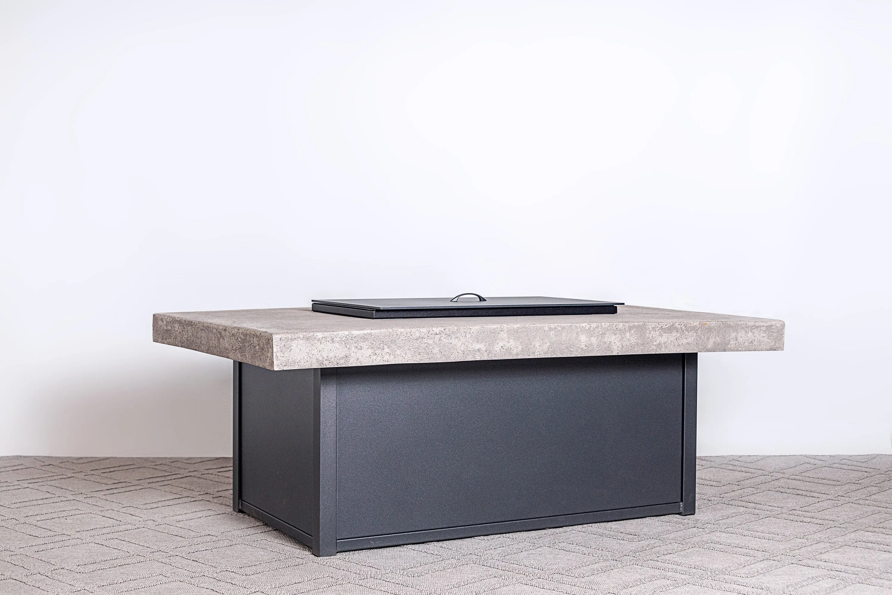 Aurora 32"x52" Rectangle Composite Concrete Fire Table (19" Height)