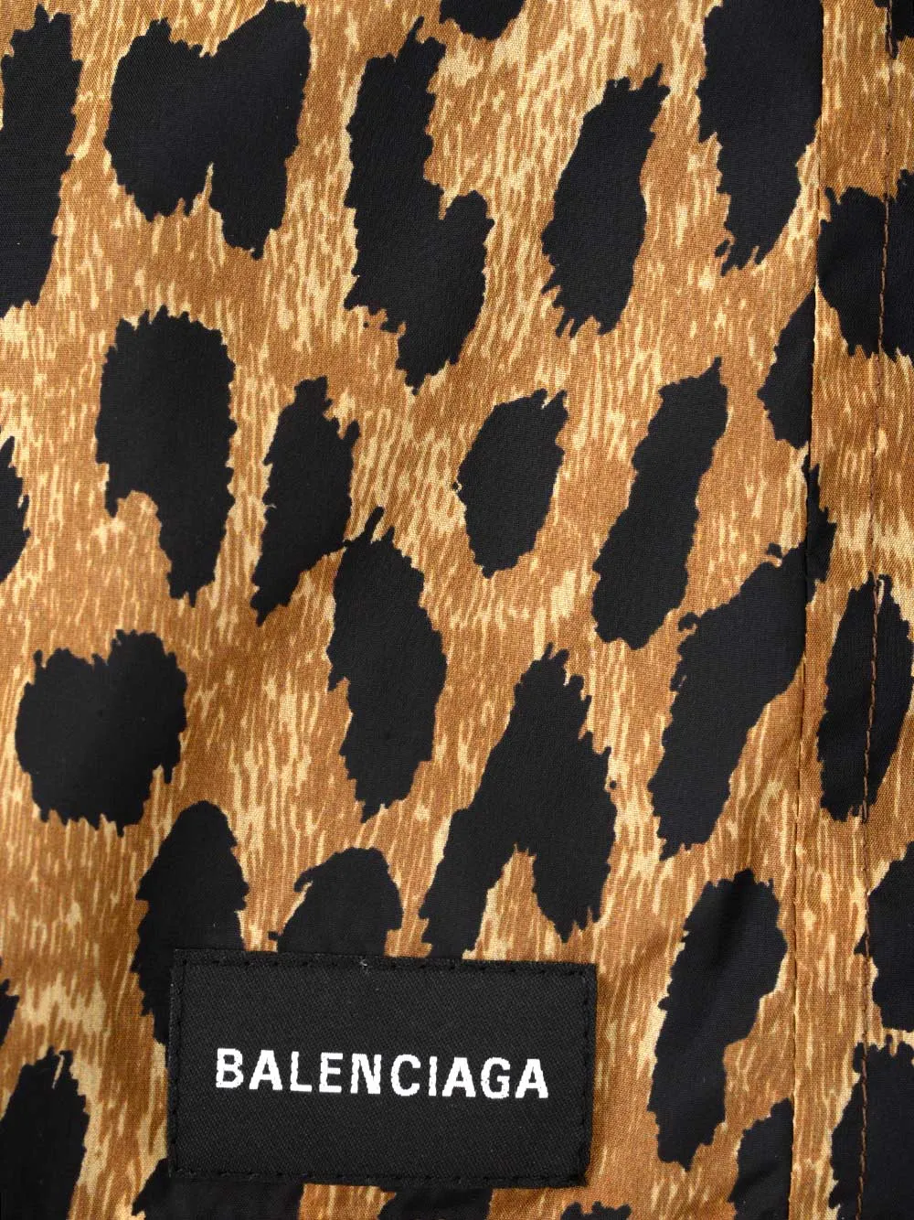 Balenciaga Leopard Printed Windbreaker