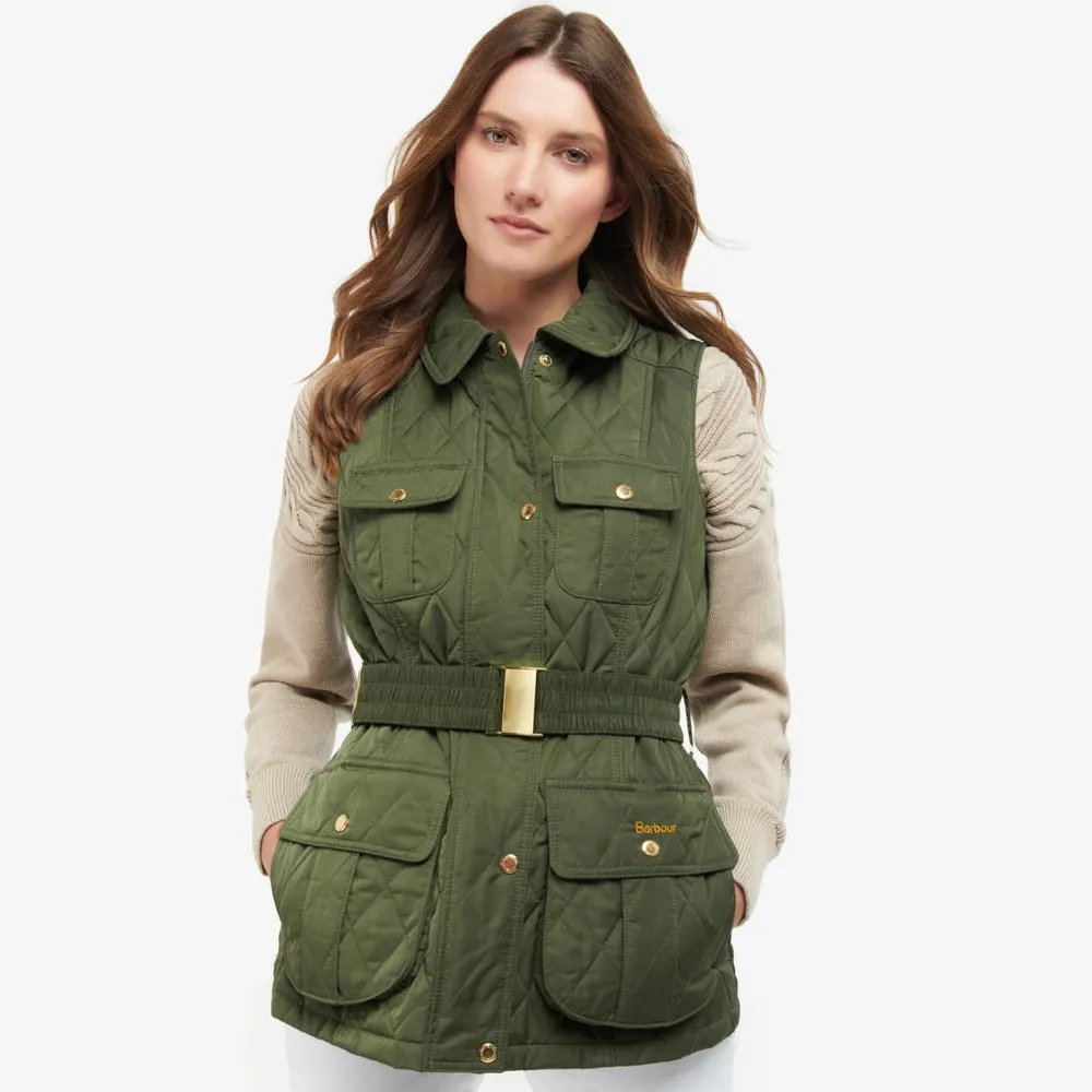 Barbour Belted Defence Gilet Olive