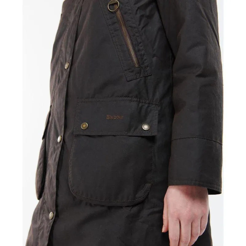 Barbour Stavia Ladies Wax Jacket - Rust/Classic