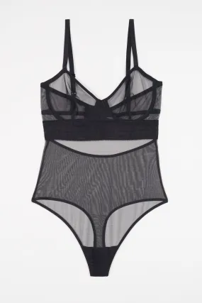 Bare Underwire Bodysuit | Black