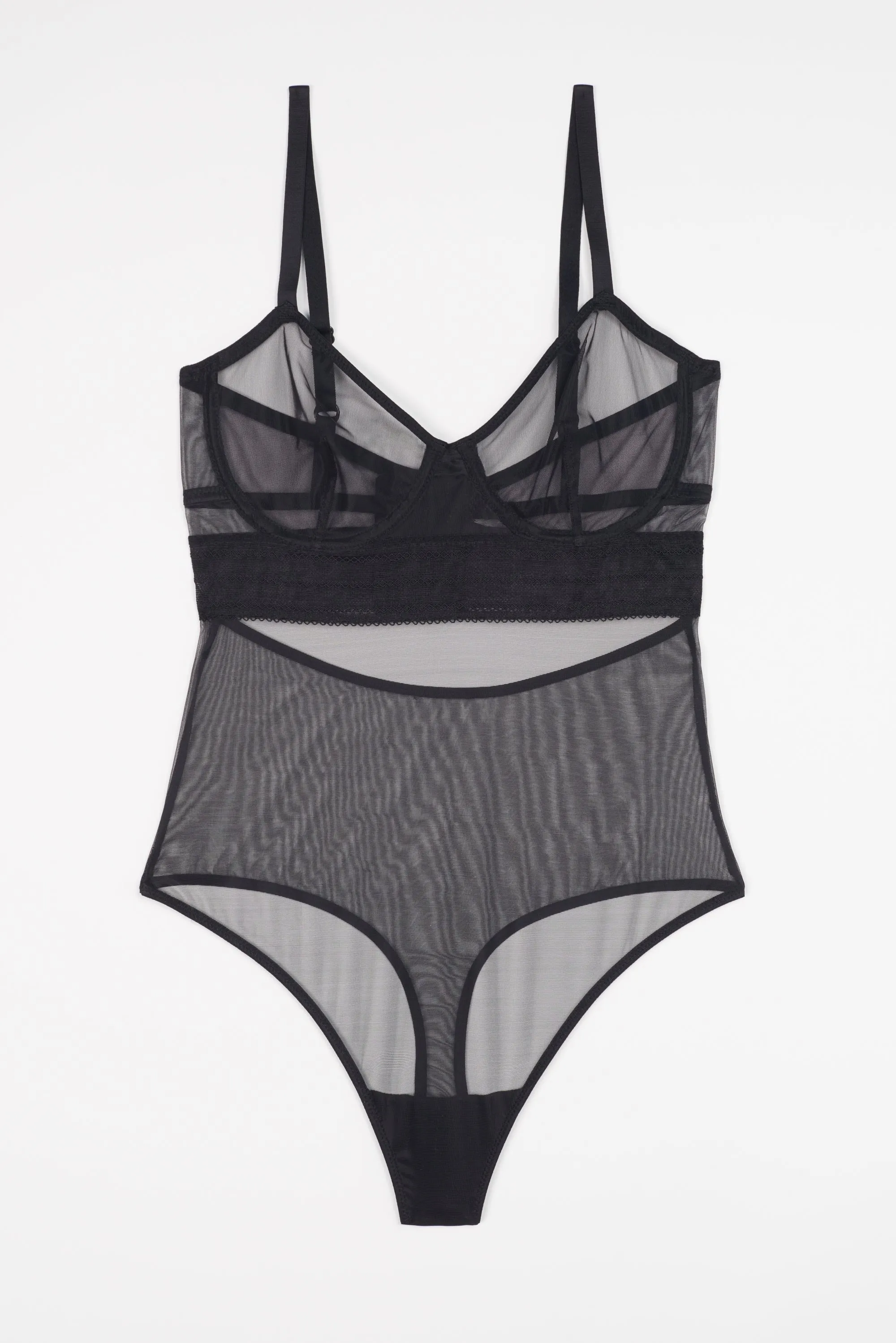 Bare Underwire Bodysuit | Black