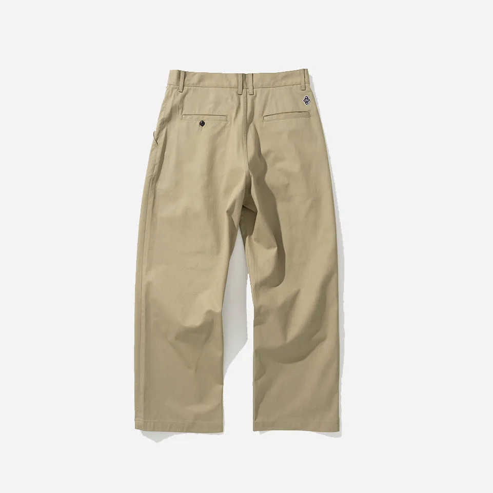 BASIC RELAXED CHINO PANT - BEIGE