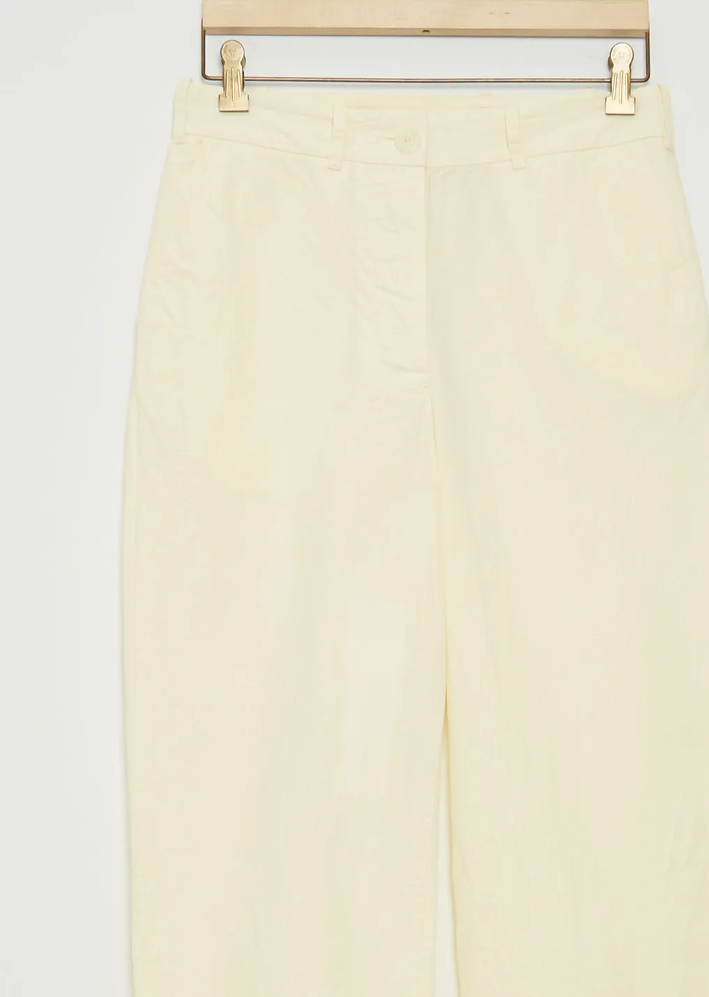 Bee Cotton Pant — Porcelain