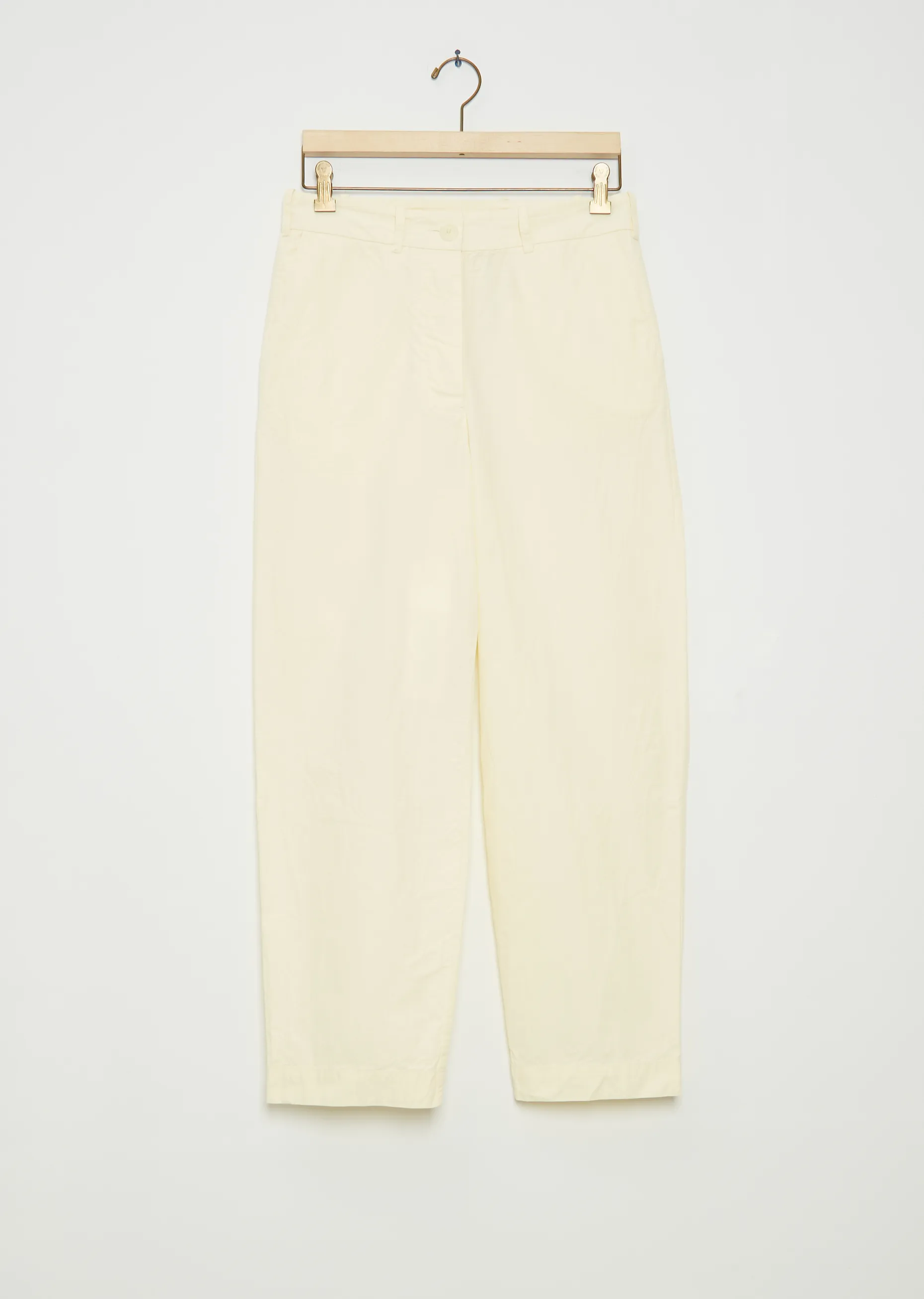 Bee Cotton Pant — Porcelain