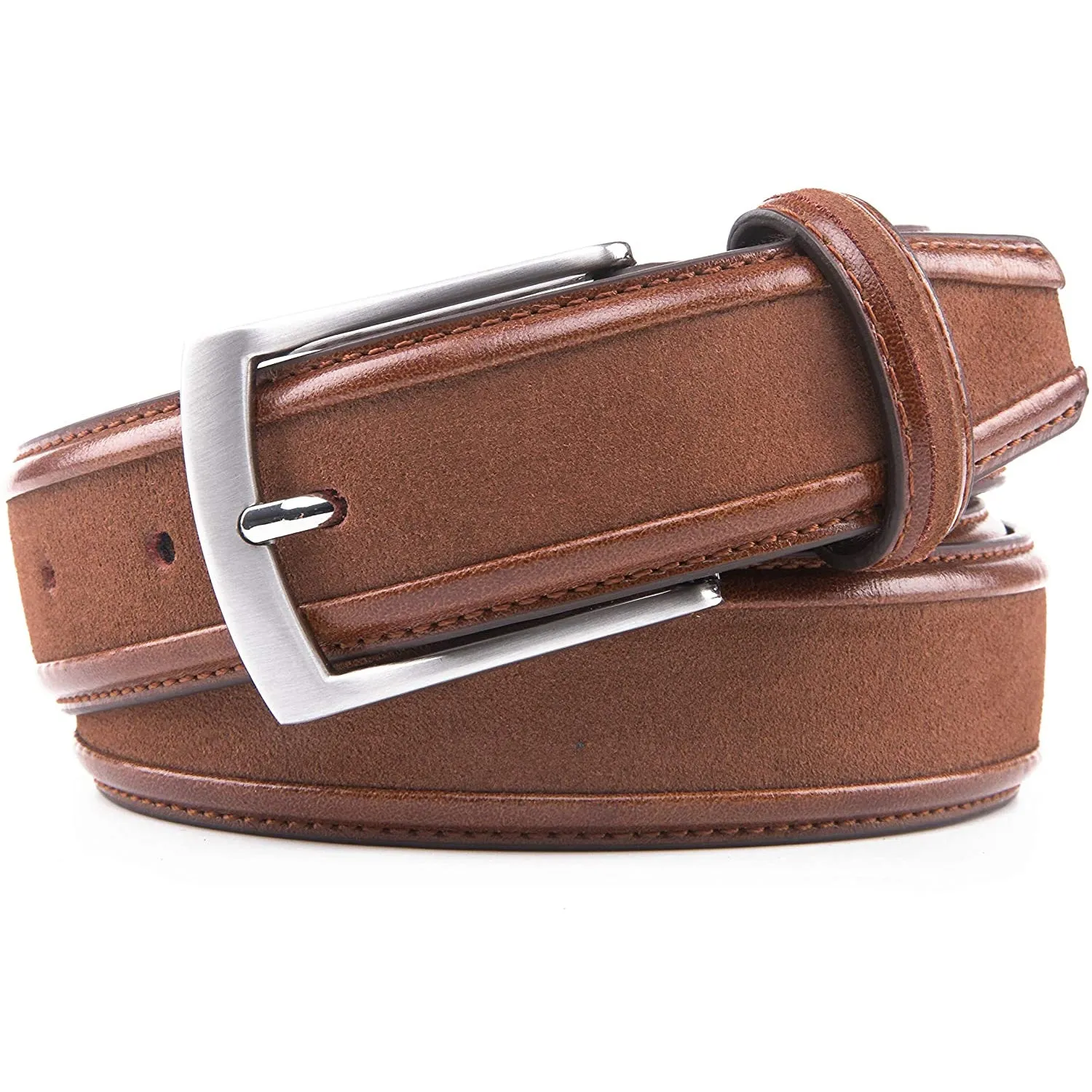 Belts for Men | Handmade Genuine Leather | 100% Cow Leather | Color Villi Brown