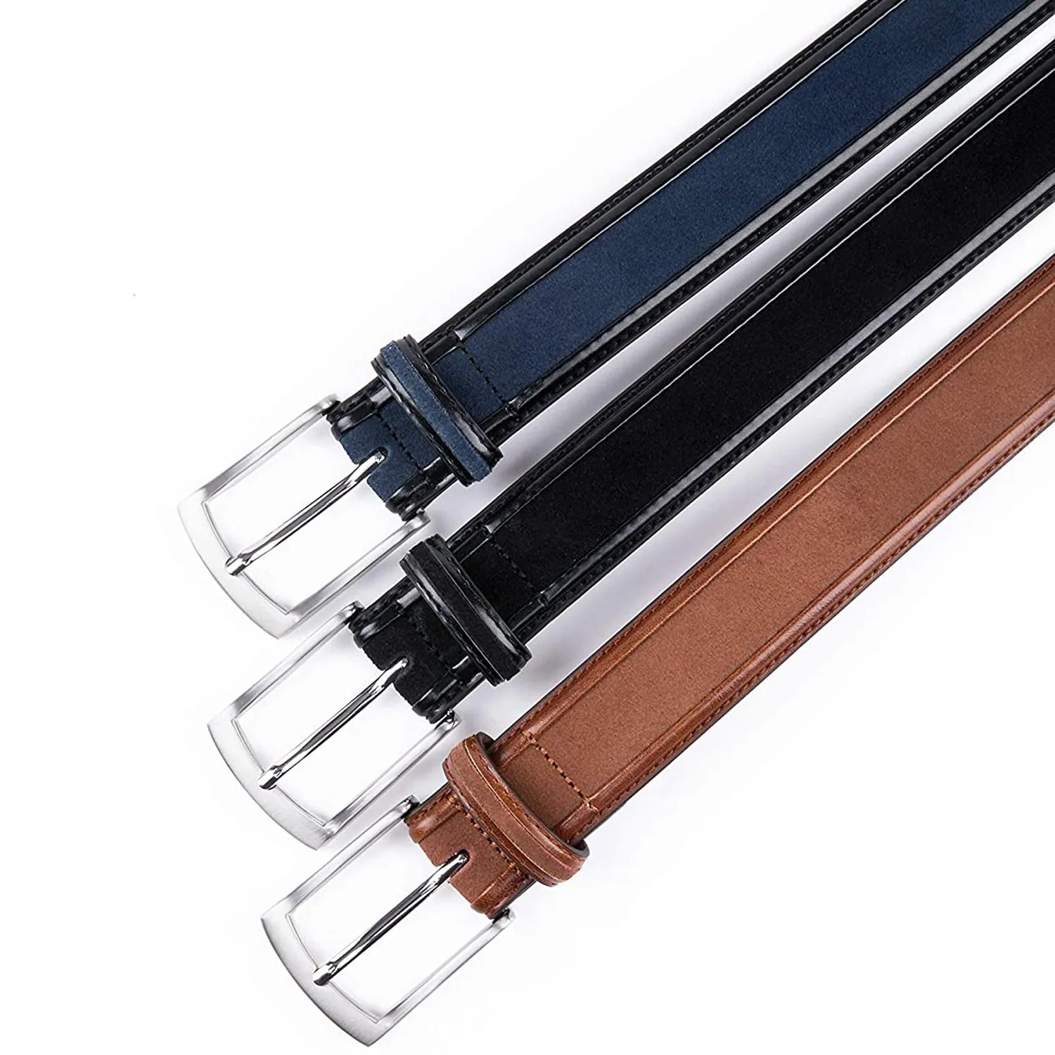 Belts for Men | Handmade Genuine Leather | 100% Cow Leather | Color Villi Brown