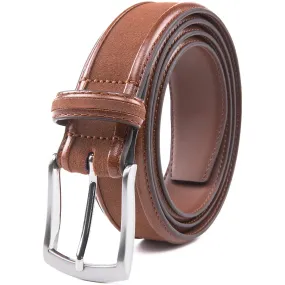 Belts for Men | Handmade Genuine Leather | 100% Cow Leather | Color Villi Brown