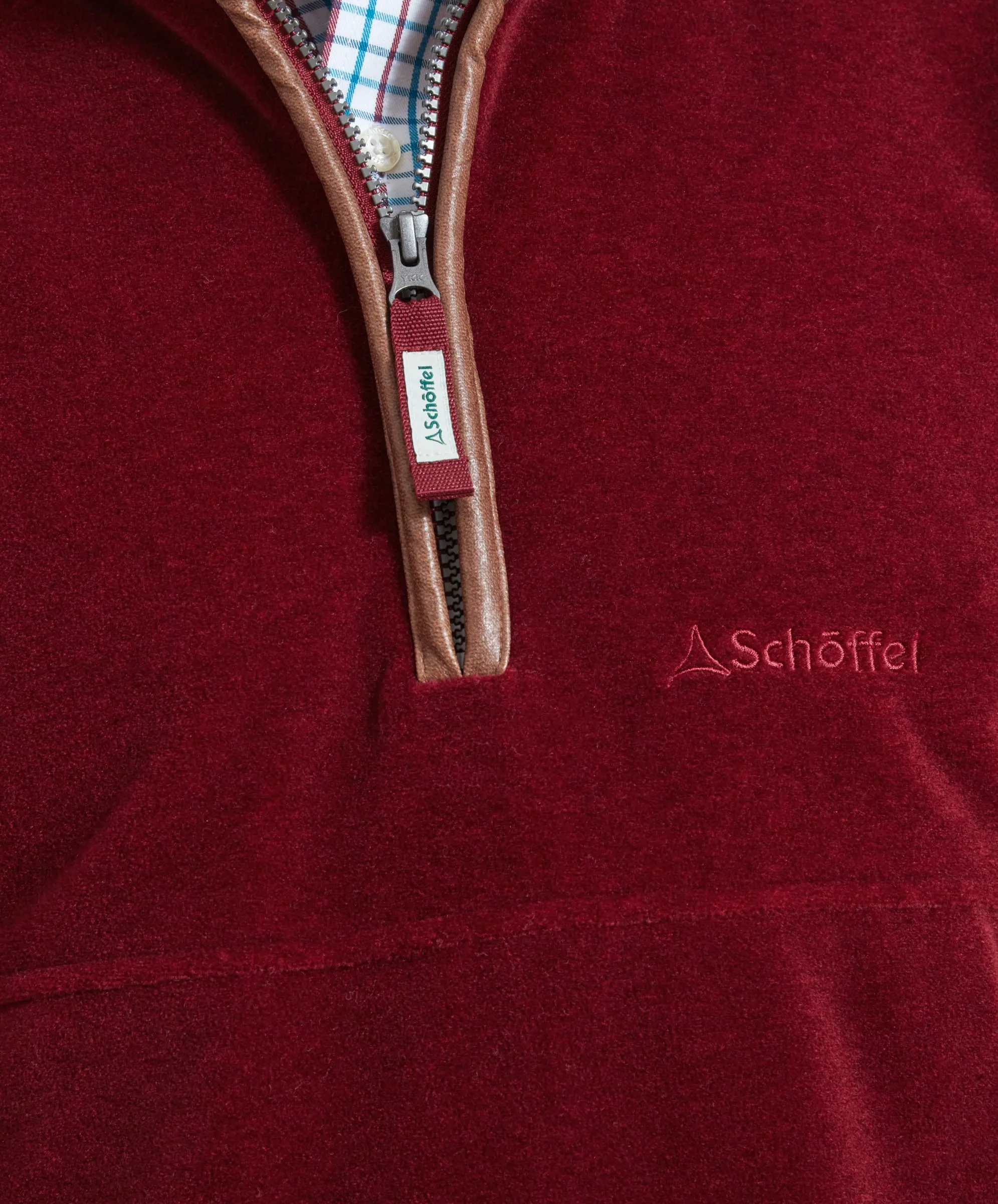 Berkeley Quarter Zip Fleece - Claret