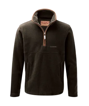 Berkeley Quarter Zip Fleece - Dark Olive