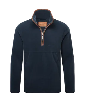 Berkeley Quarter Zip Fleece - Petrol Blue