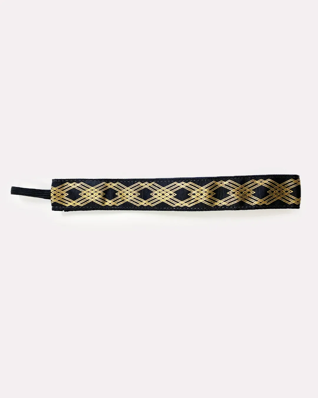 Black Deco Diamonds - Original 1" Headband