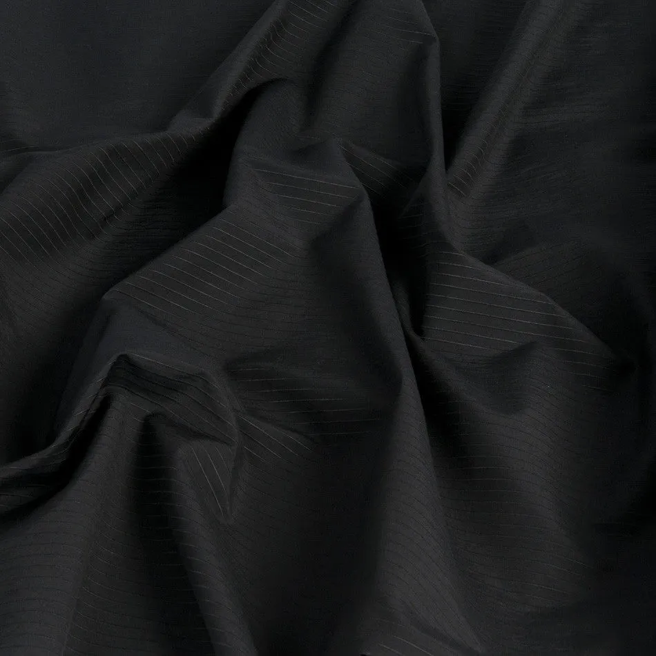 Black Fancy Poplin 129