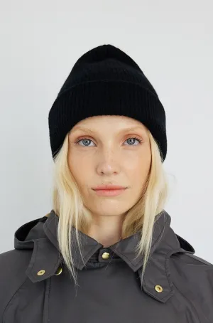 Black Fisherman Beanie