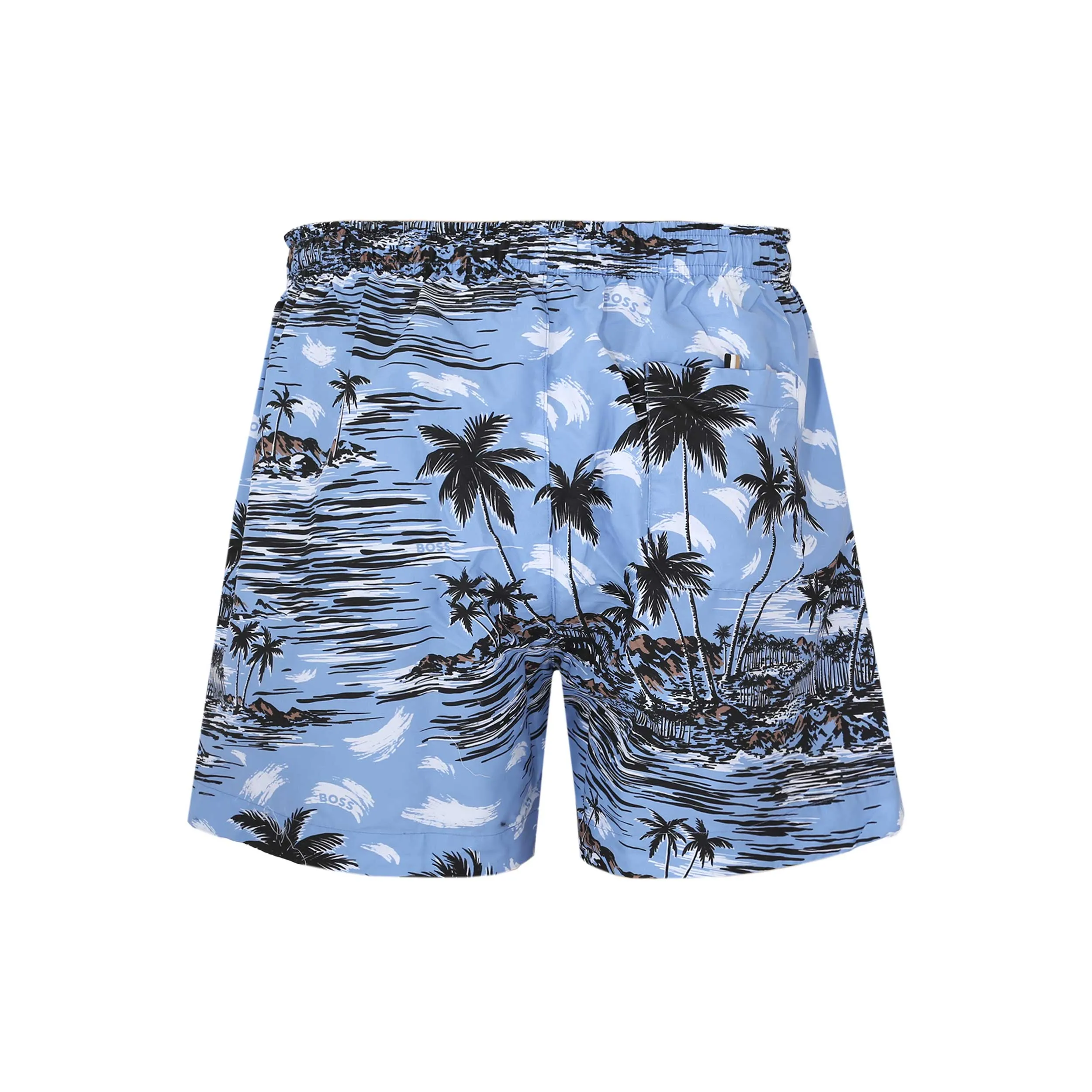 BOSS Springfish Swim Short in Sky Blue