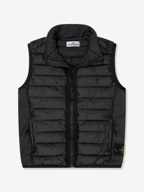 Boys Logo Gilet in Black