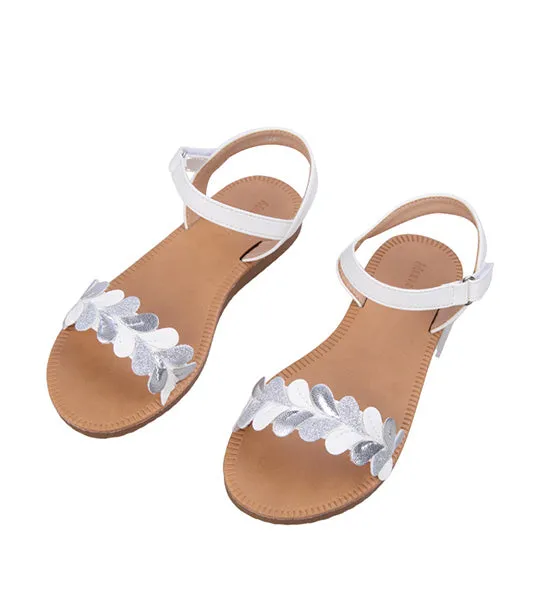 Breigh Kids Sandals for Girls - White