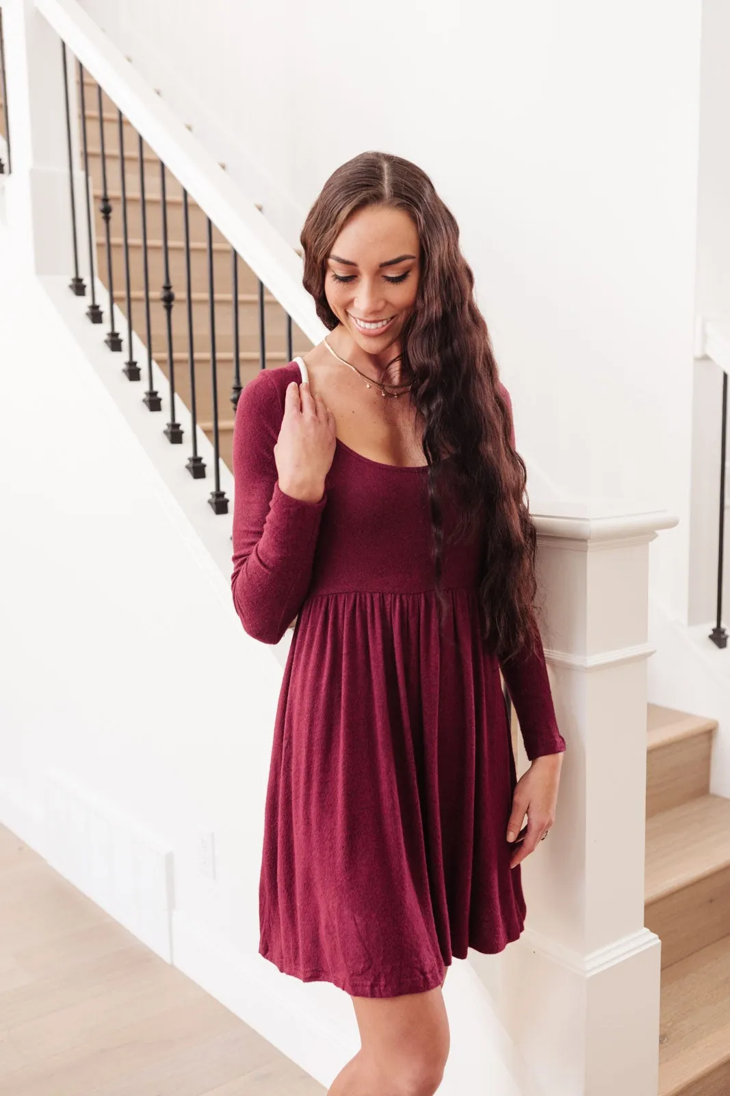 Brightest Star Dress in Plum