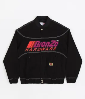 Bronze 56K Pitcrew Bomber Jacket - Black