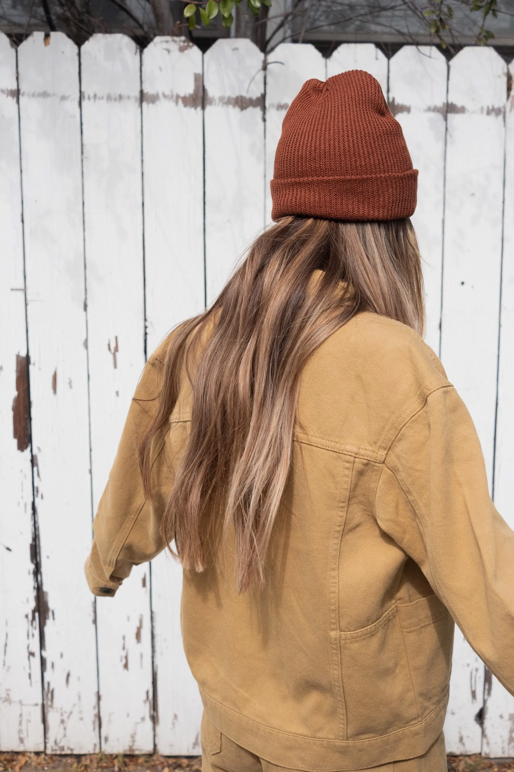 Brown Hemp Beanie