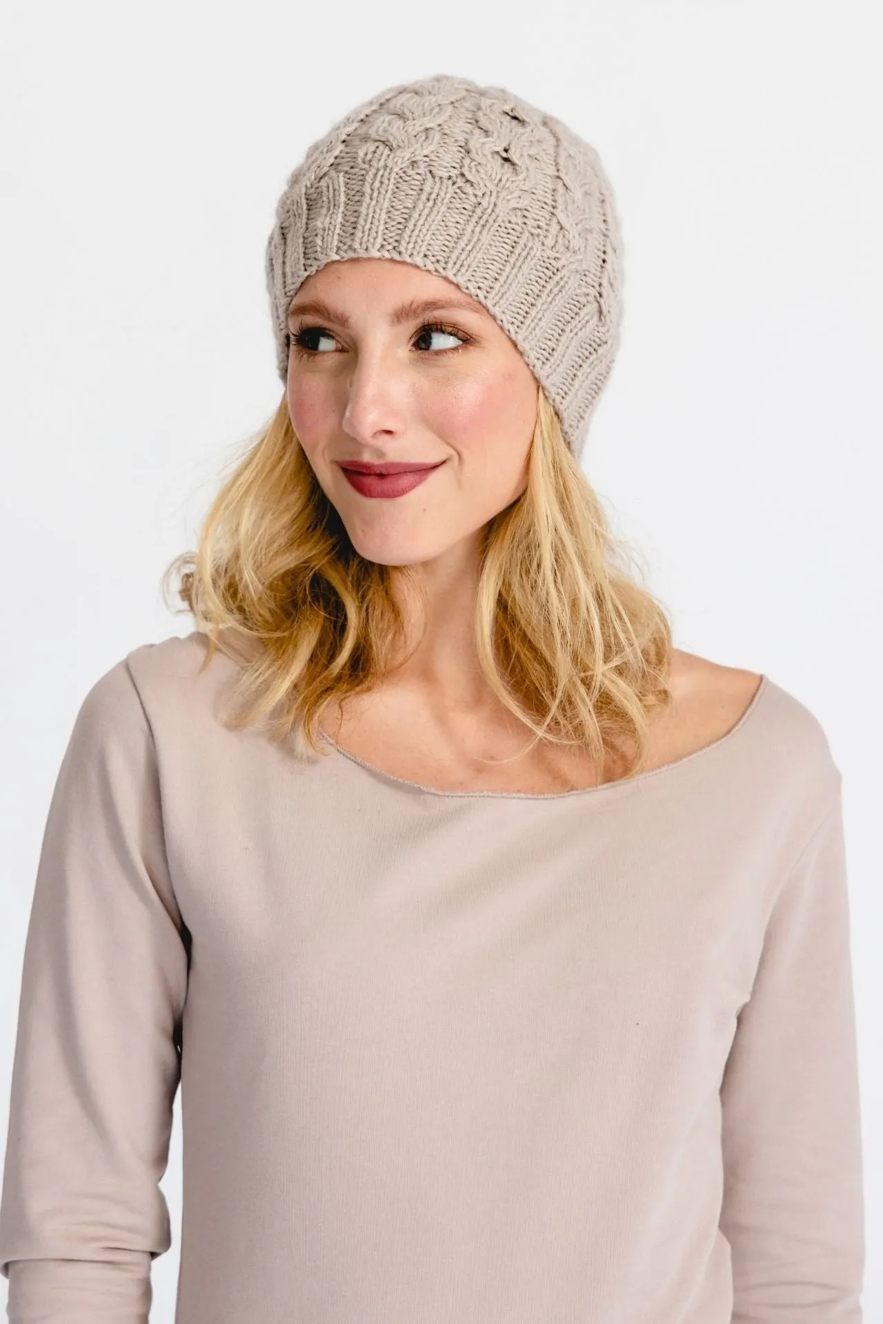 Cable Knit Beanie