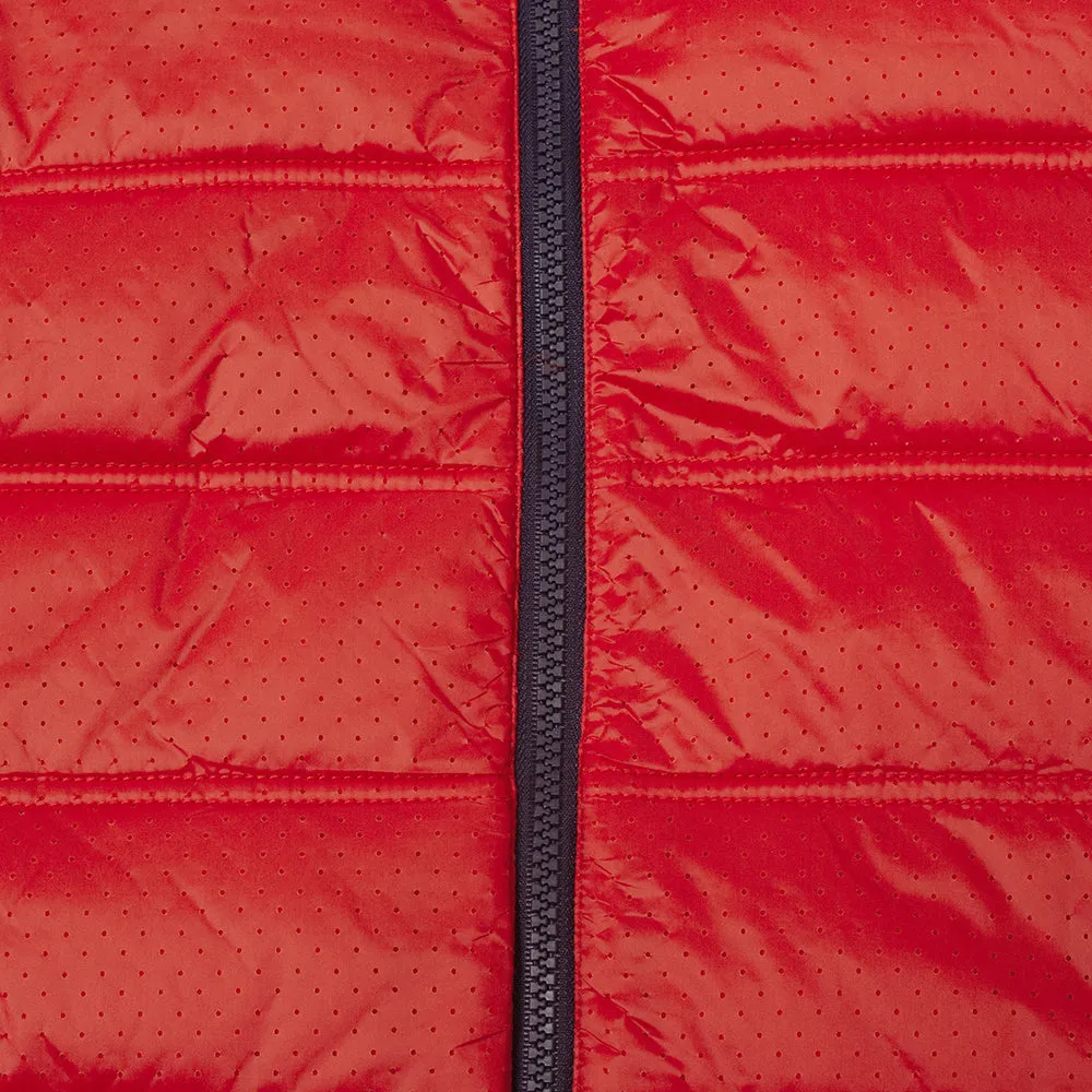 Calvin Klein Rangewood Full Zip Hybrid Gilet - Evening Blue/Red