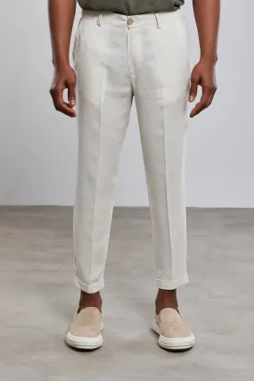 Carrot Fit Chino 0 Linen Pants