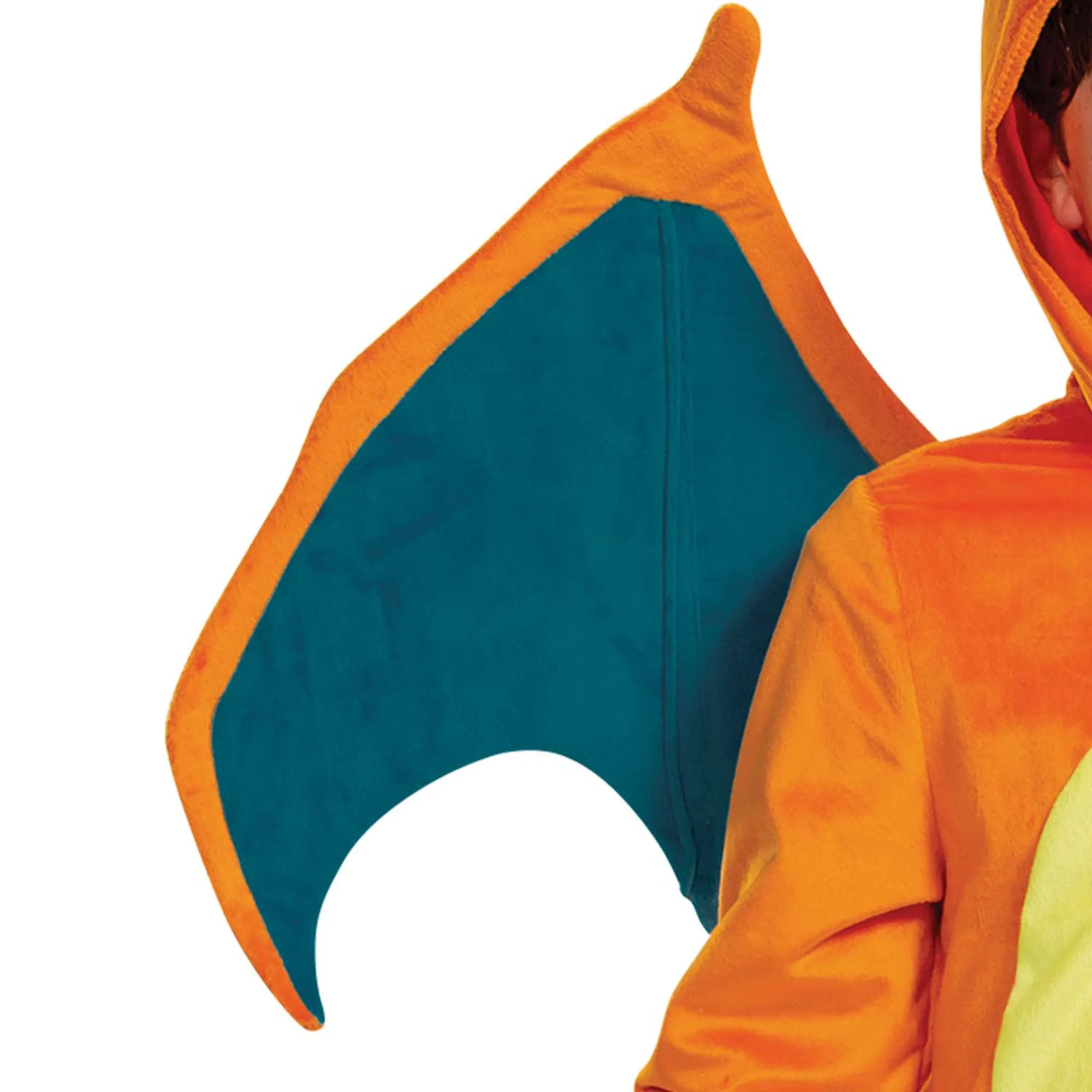 Charizard Deluxe Costume for Kids, Pokémon, Orange and Yellow Jumpsuit