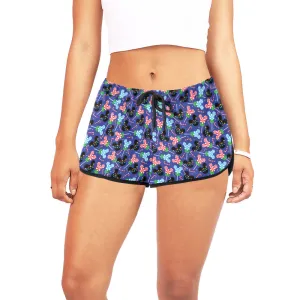 Christmas Peppermint Candy Women's Relaxed Shorts