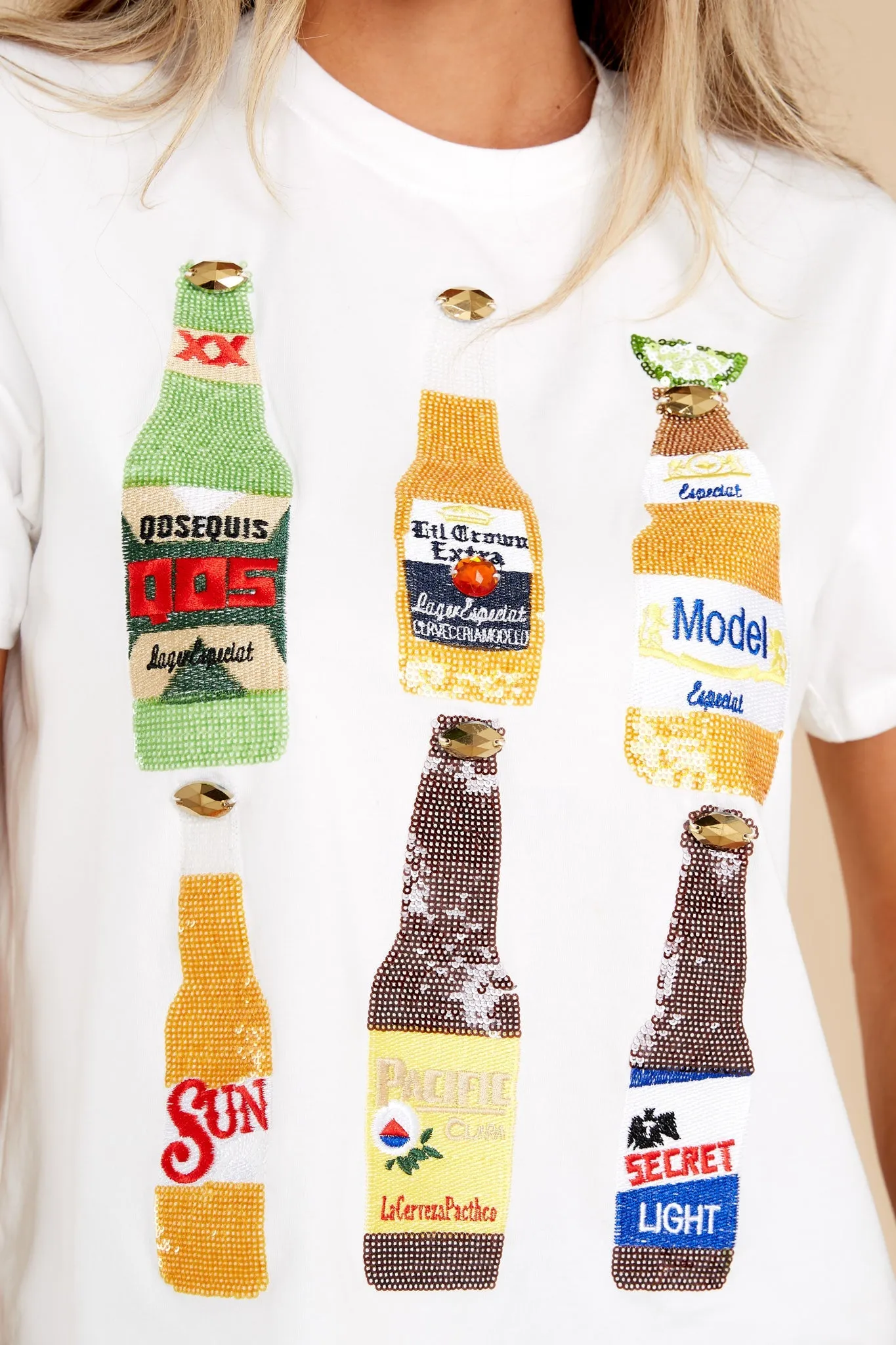 Cinco White Beer Tee