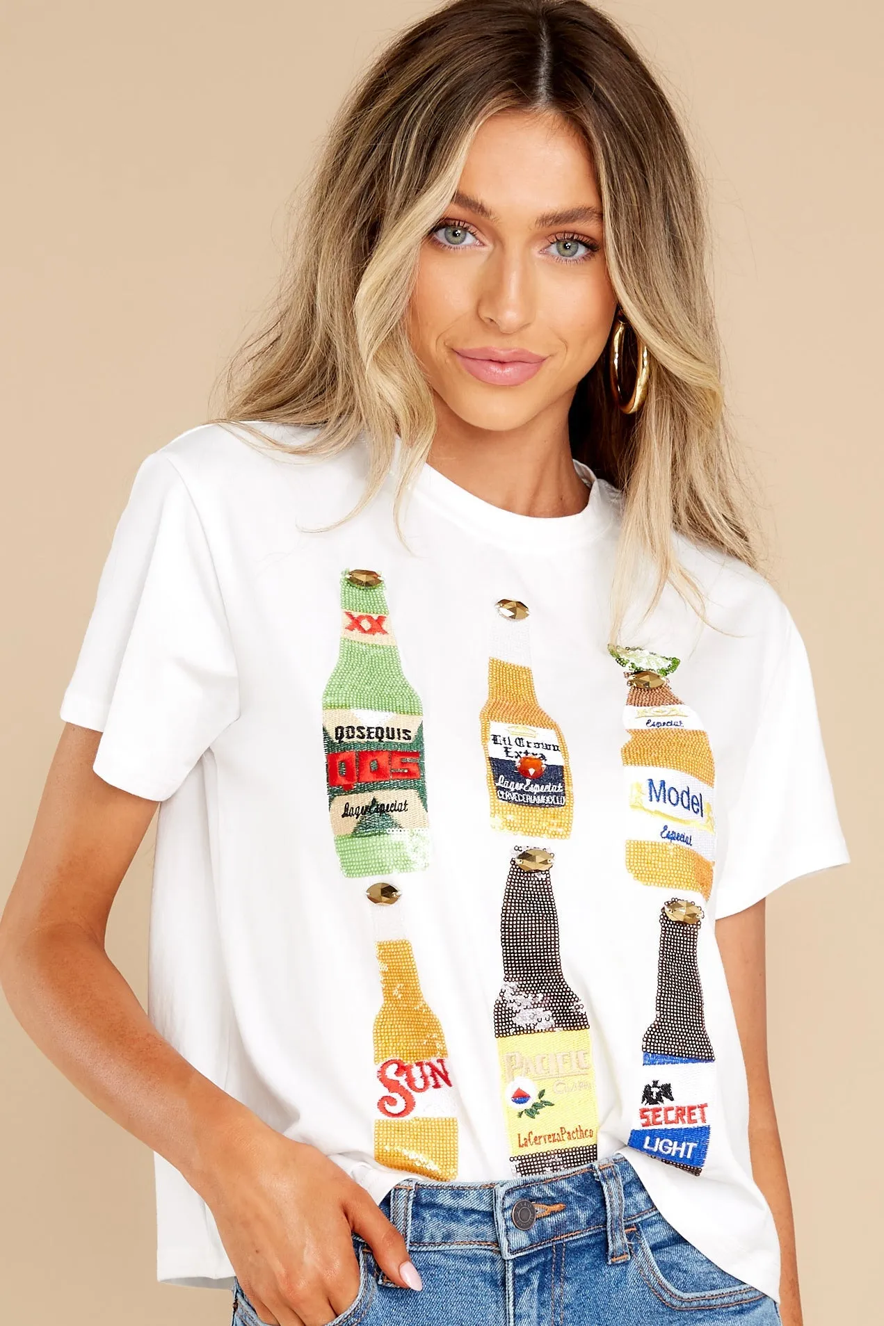 Cinco White Beer Tee