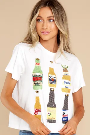 Cinco White Beer Tee