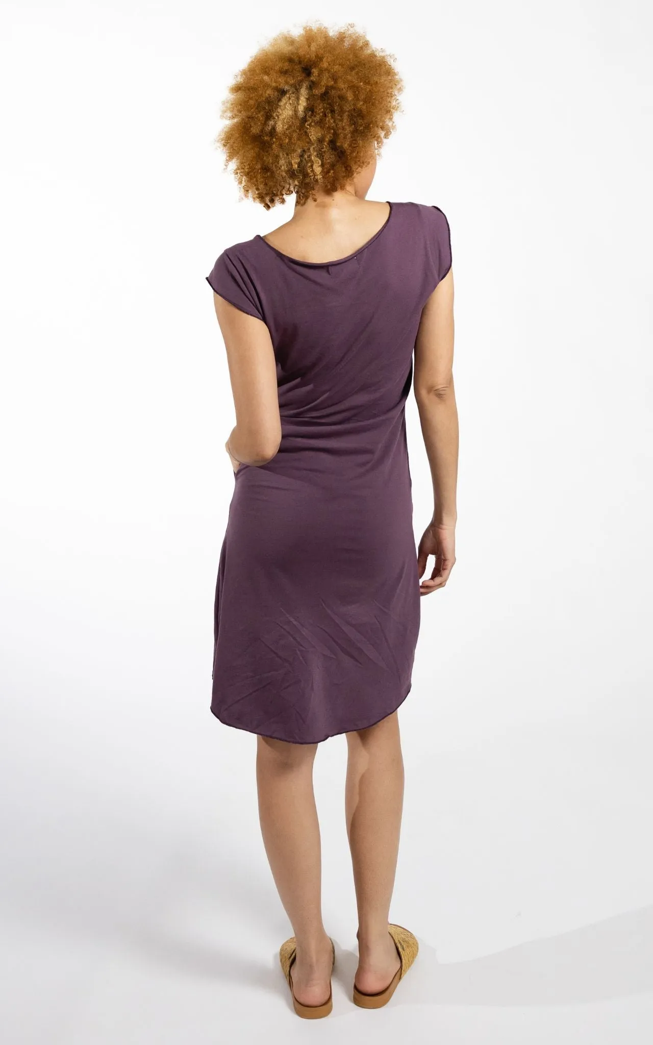 Clover Dress - Eggplant