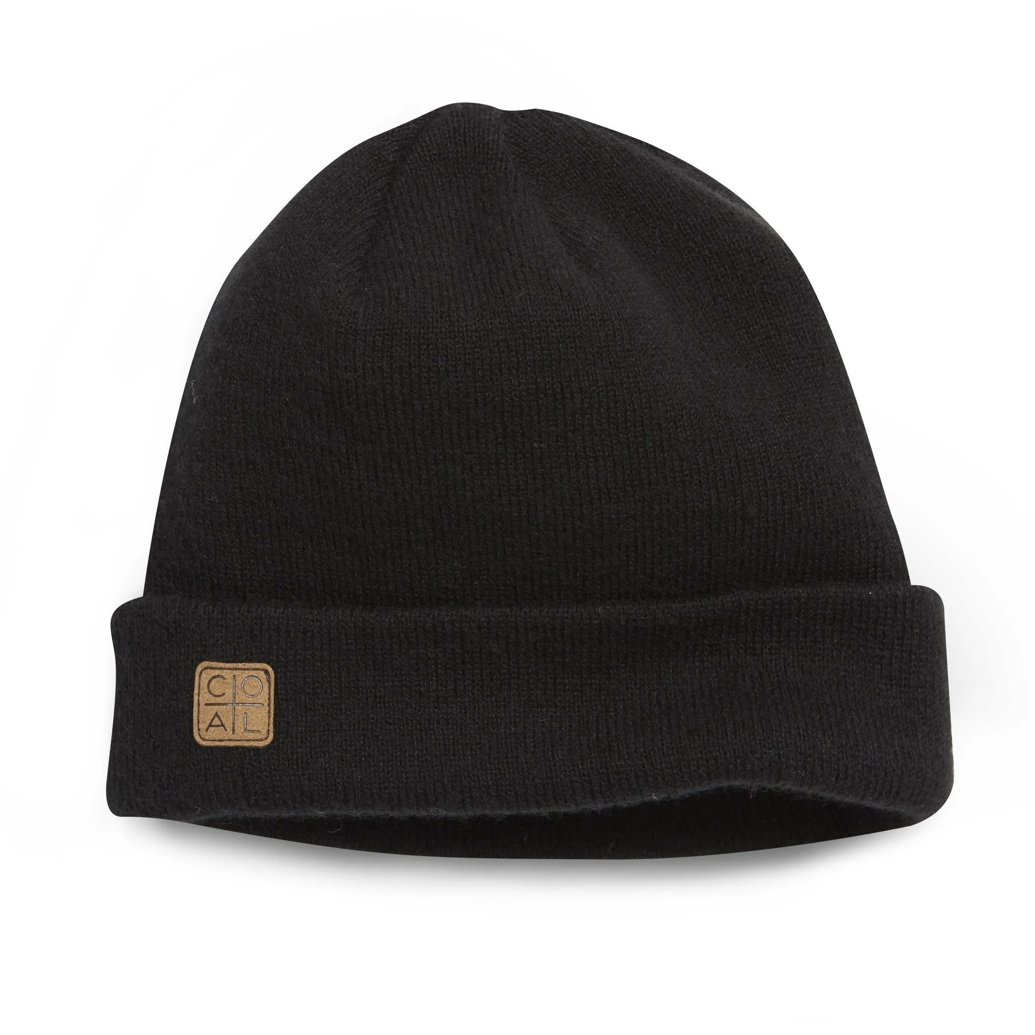 Coal Harbor Rib Knit Fisherman Beanie - Black