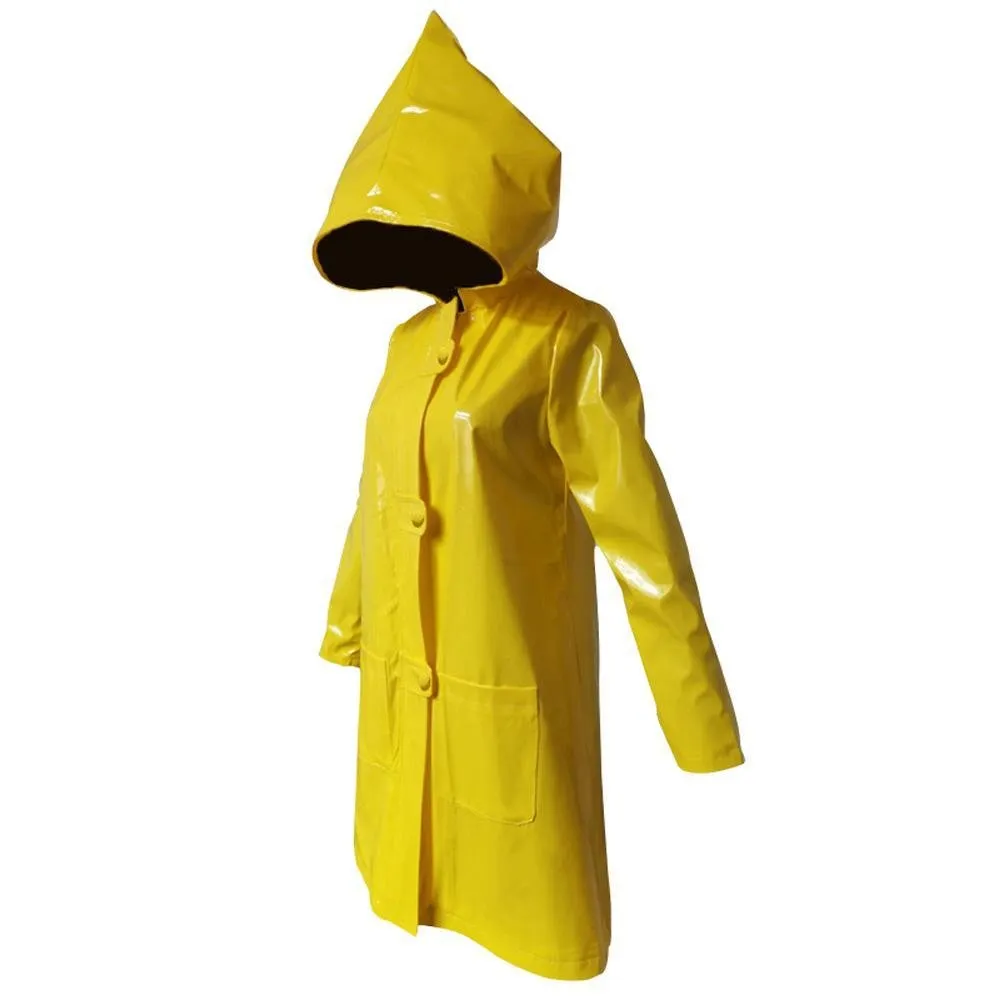 Coraline Little Nightmares cosplay six halloween horror yellow costume Raincoat