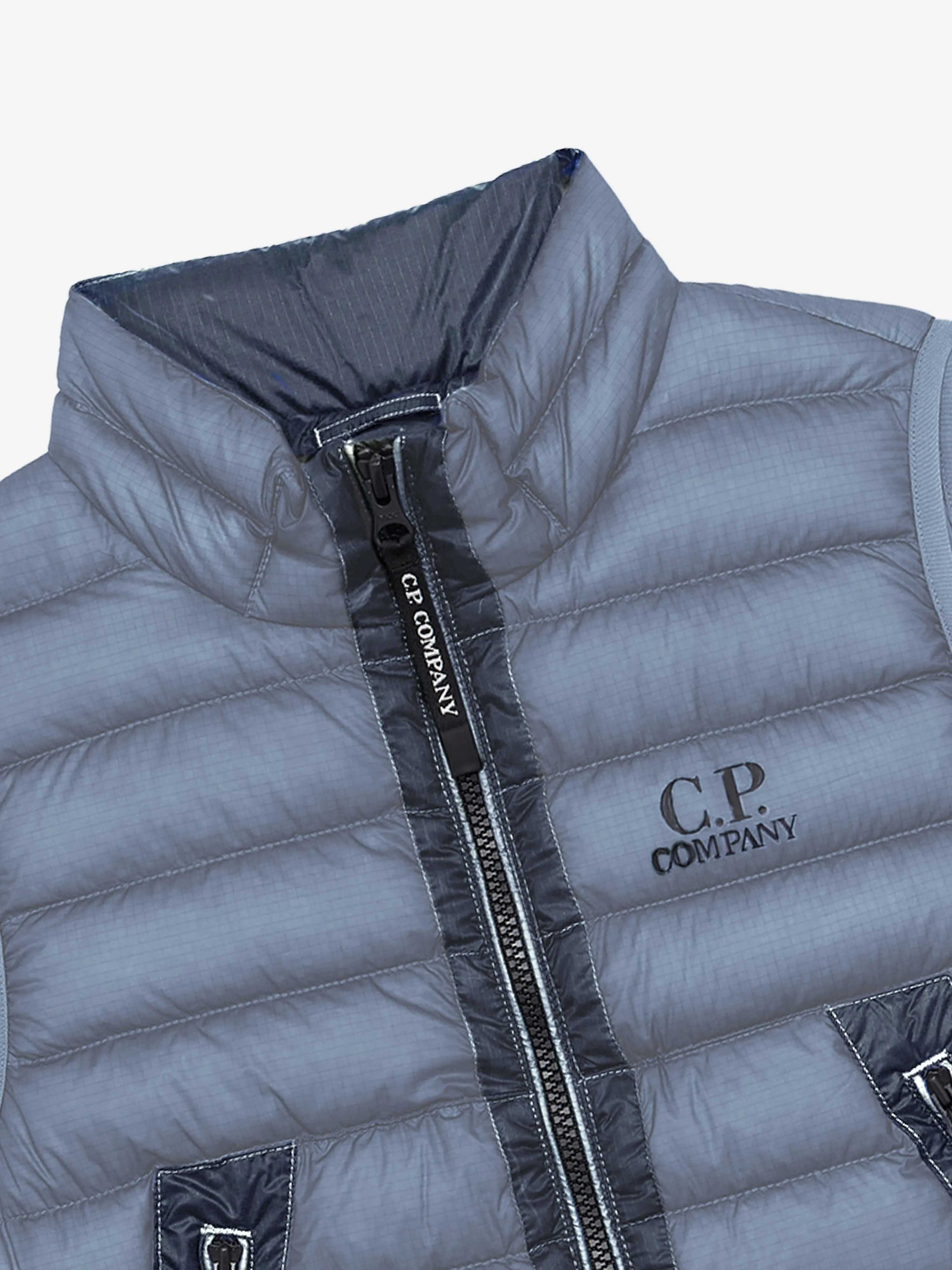 C.P. Company Boys Padded Gilet in Grey