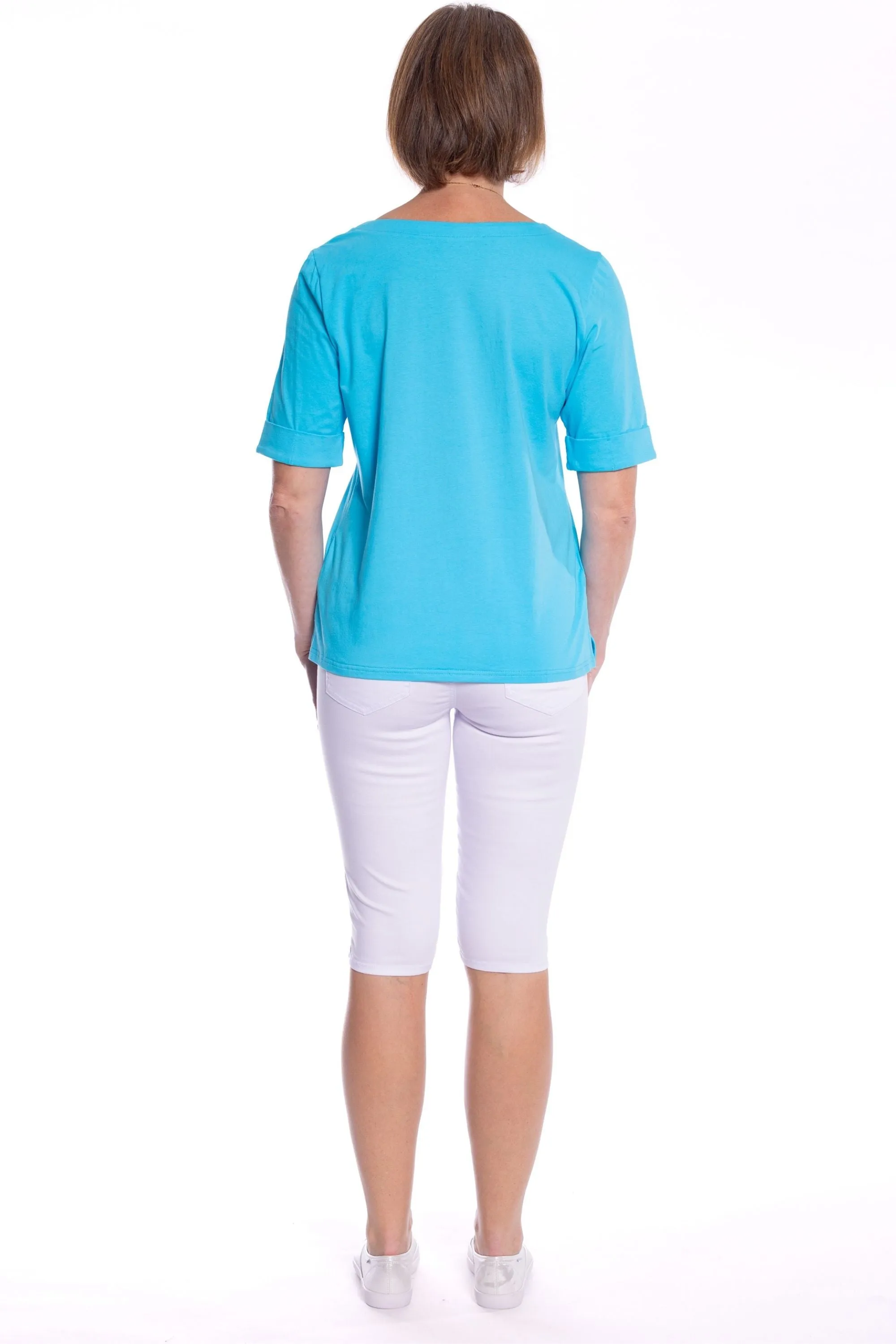 CUFF HEM TEE - CLM215