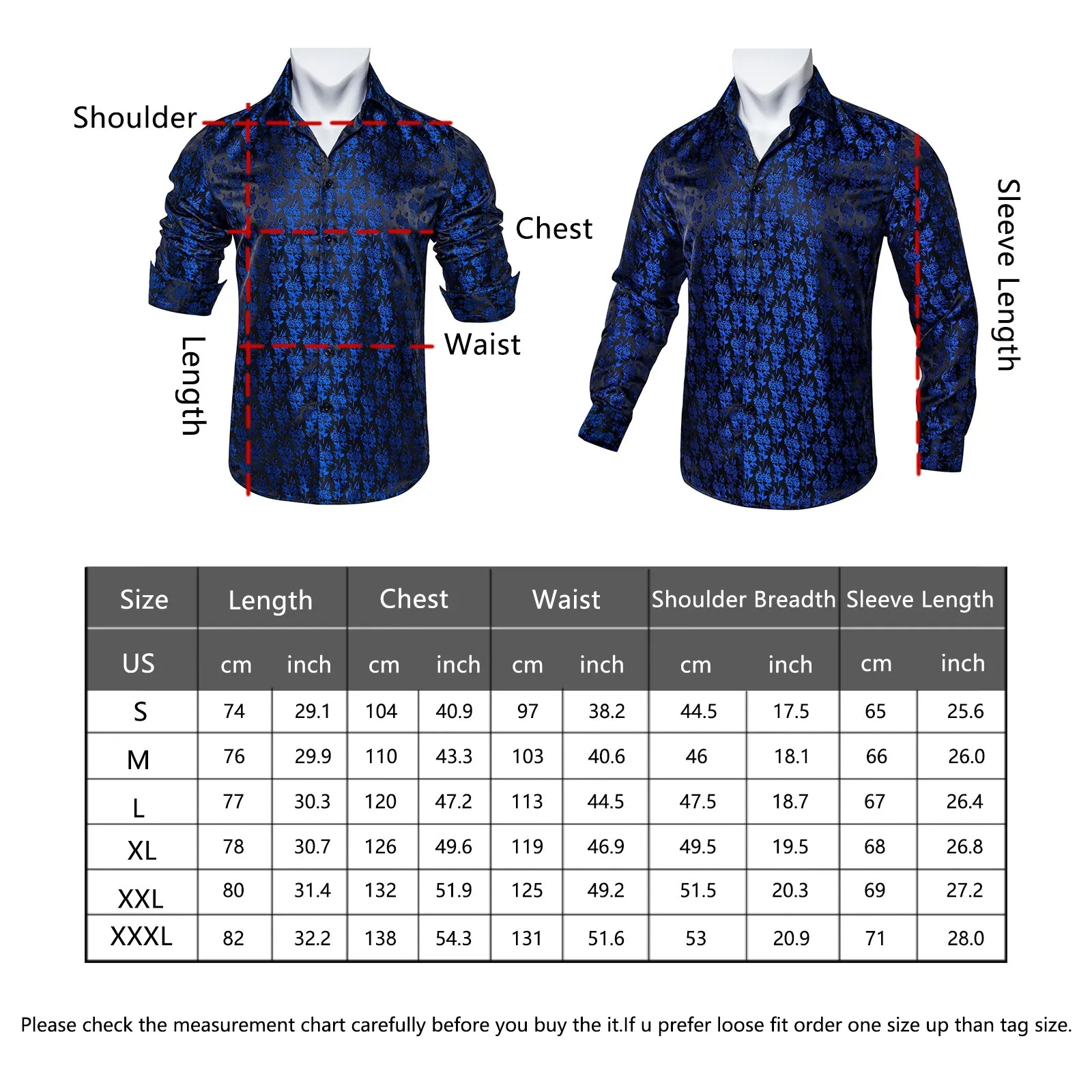 Dark Green Novelty Men's Long Sleeve Shirt