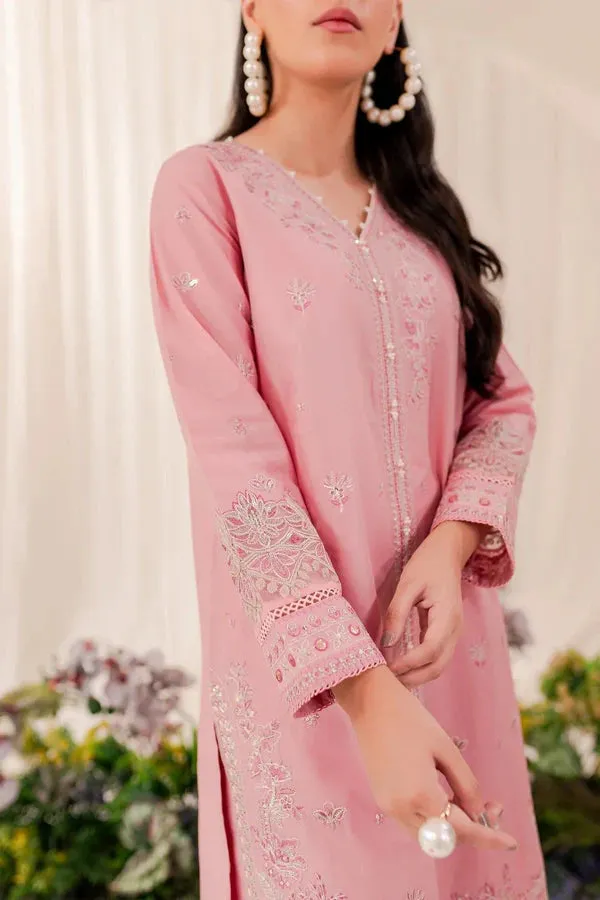 Dastak T-Pink Sequin Embroidered & Hand Embellished Suit